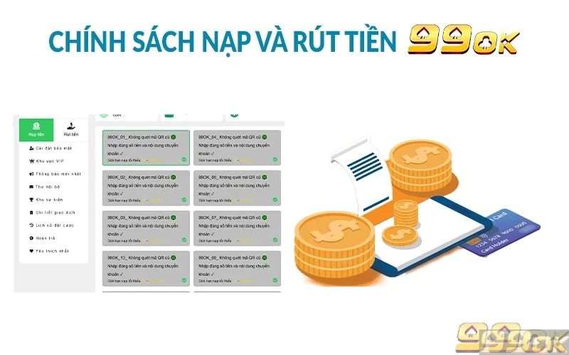 Điều khoản sử dụng 99ok cập nhật mới nhất 2025 Chính sách nạp và rút tiền 99OK